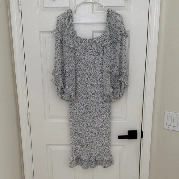 Petal & Pup Long Sleeve Floral Dress - Picture 2 of 4